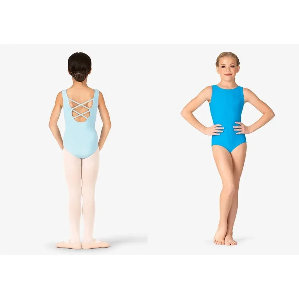 Pre-Owned Dance Leotard Theatricals TH5122C Large Child Lt Blue Ballet
